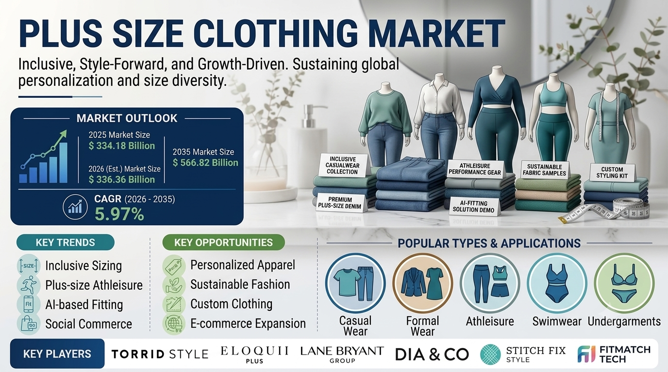 Plus Size Clothing Market Gains Momentum, Reaching USD 566.82 Billion by 2035